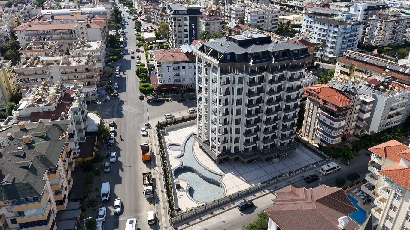 Двухкомнатная квартира в новом современном жилом комплексе района Оба Аланья.  - Фото 2