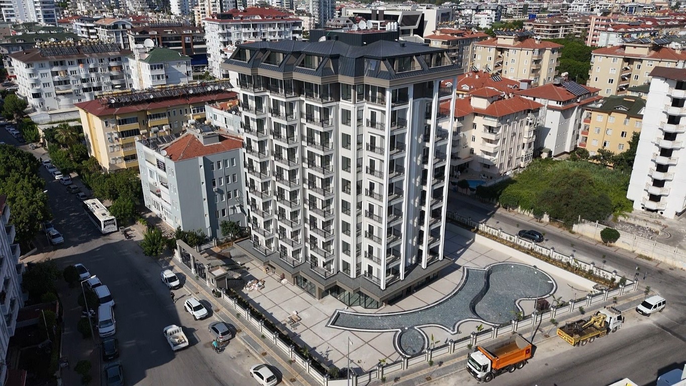 Двухкомнатная квартира в новом современном жилом комплексе района Оба Аланья.  - Фото 4