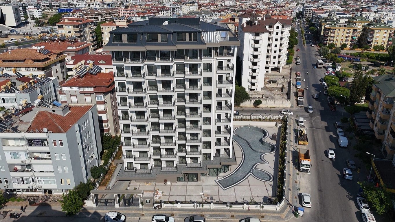 Двухкомнатная квартира в новом современном жилом комплексе района Оба Аланья.  - Фото 5