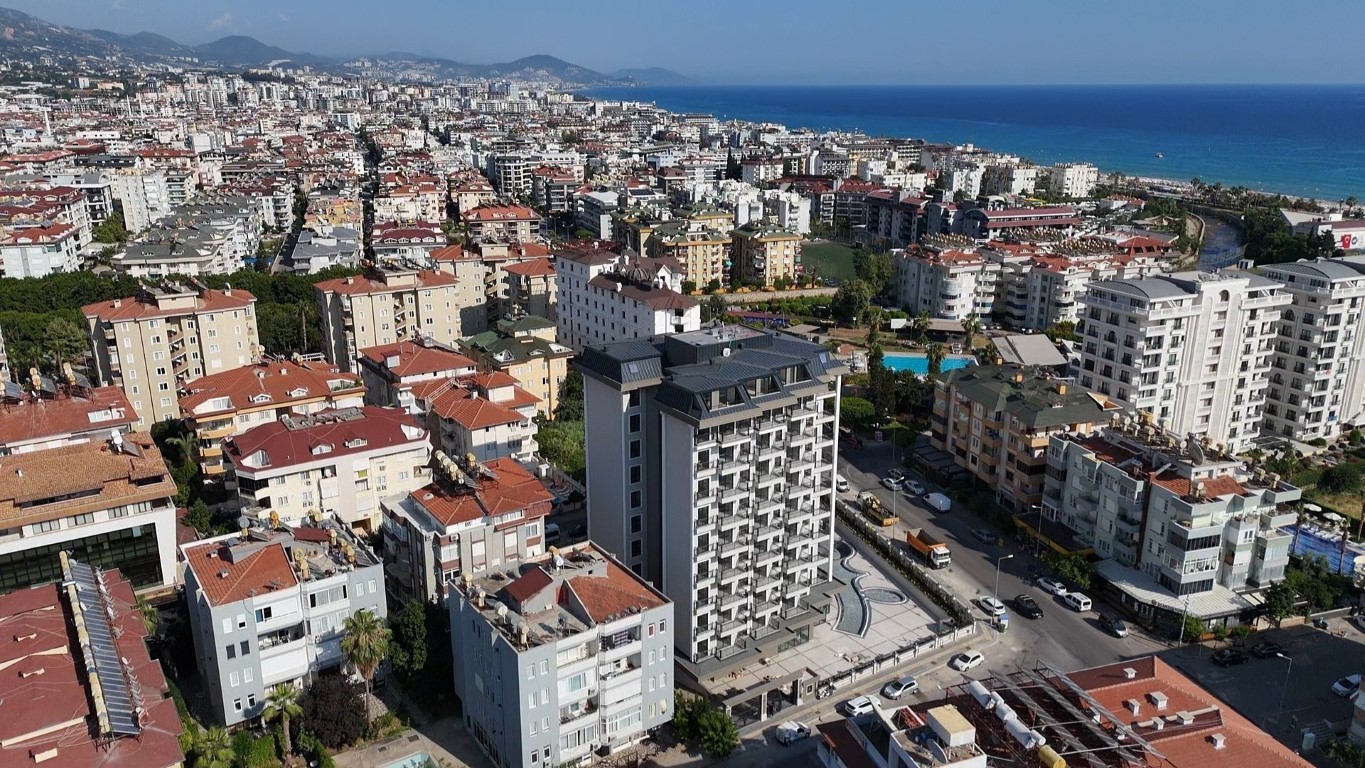 Двухкомнатная квартира в новом современном жилом комплексе района Оба Аланья.  - Фото 6