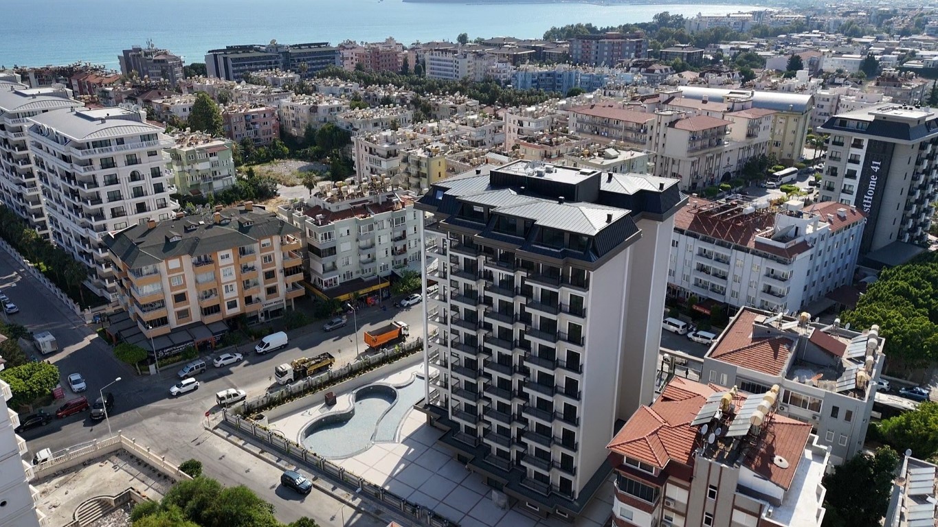 Двухкомнатная квартира в новом современном жилом комплексе района Оба Аланья.  - Фото 7