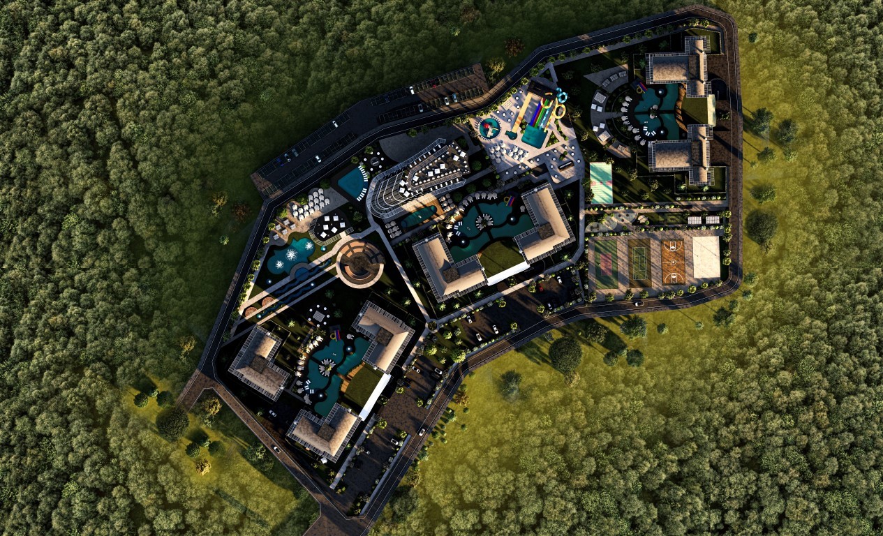 Квартира 53м  в новом современном комплексе с инфраструктурой 5★ район Авсаллар Аланья.  - Фото 3