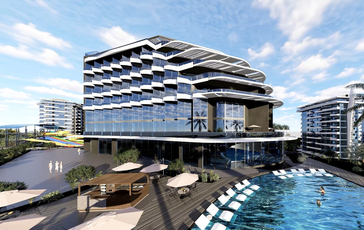 Квартира 53м  в новом современном комплексе с инфраструктурой 5★ район Авсаллар Аланья.  - Фото 4