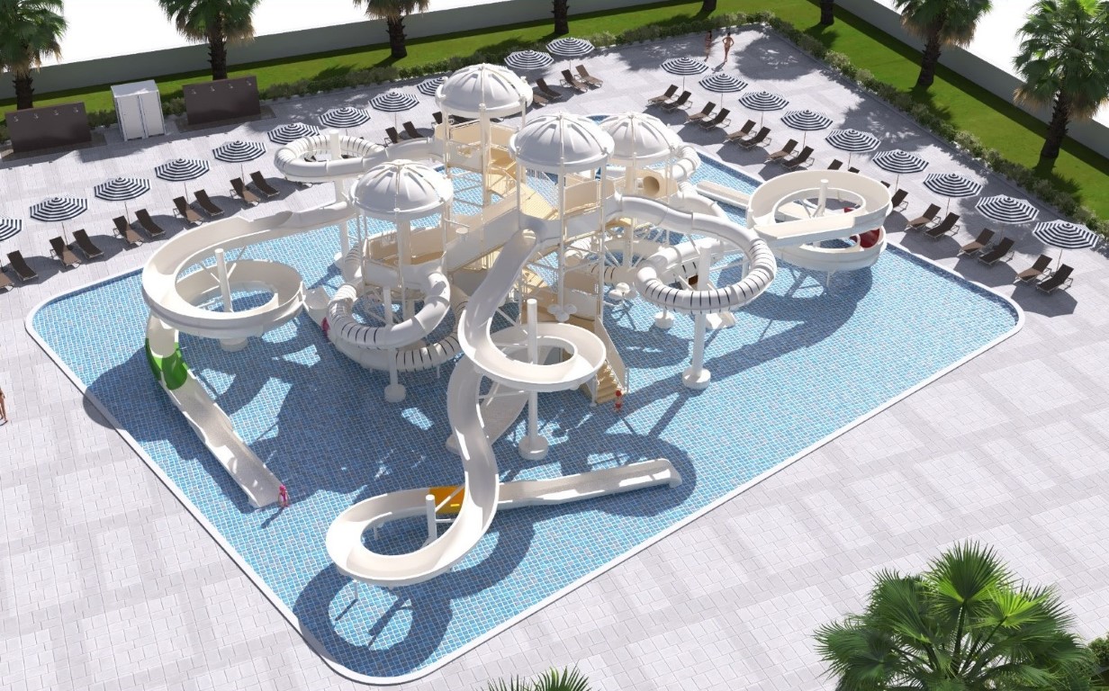 Квартира 53м  в новом современном комплексе с инфраструктурой 5★ район Авсаллар Аланья.  - Фото 16