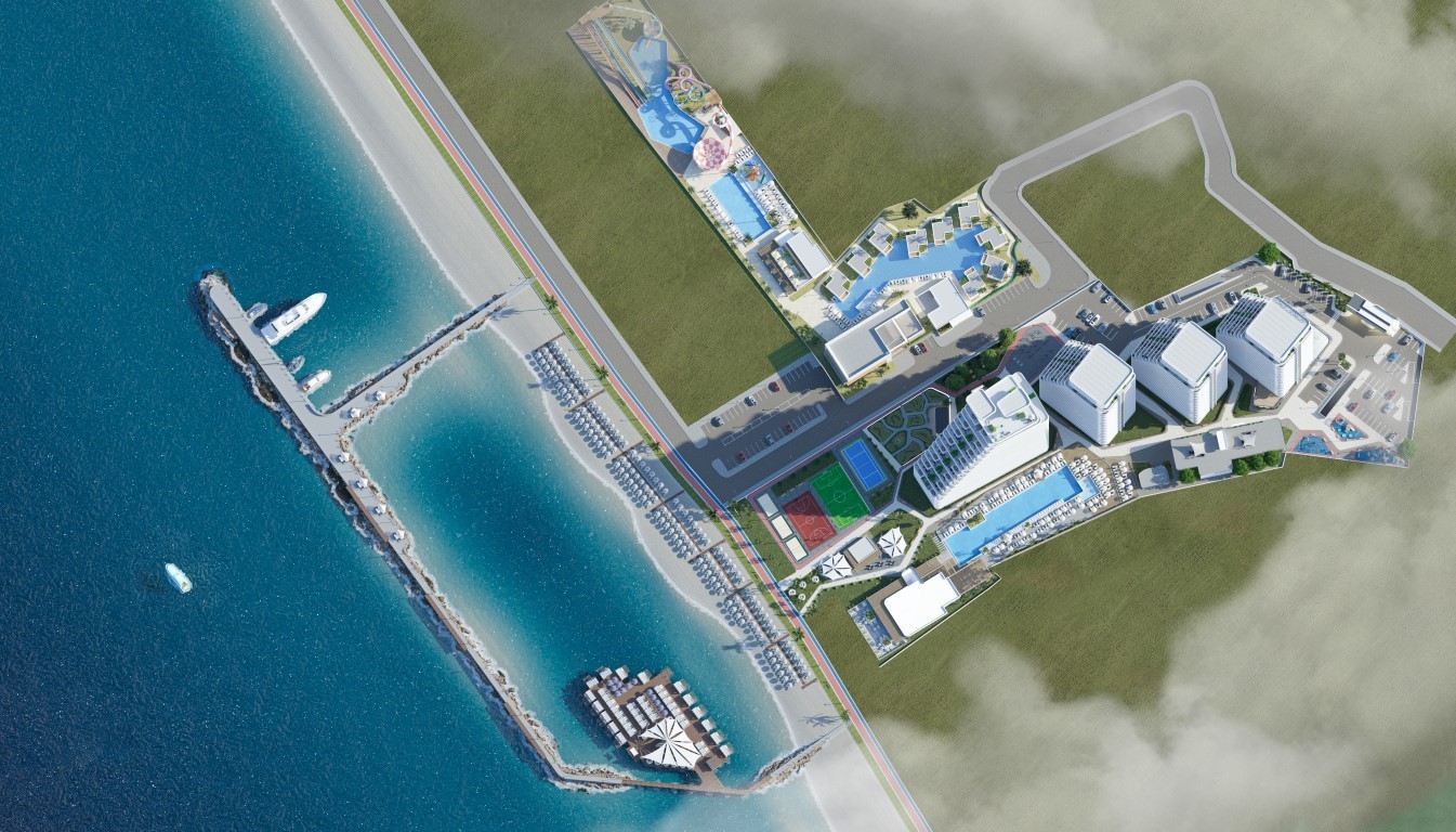 Квартира в строящемся комплексе в 20 метрах от моря на Северном Кипре.  - Фото 2