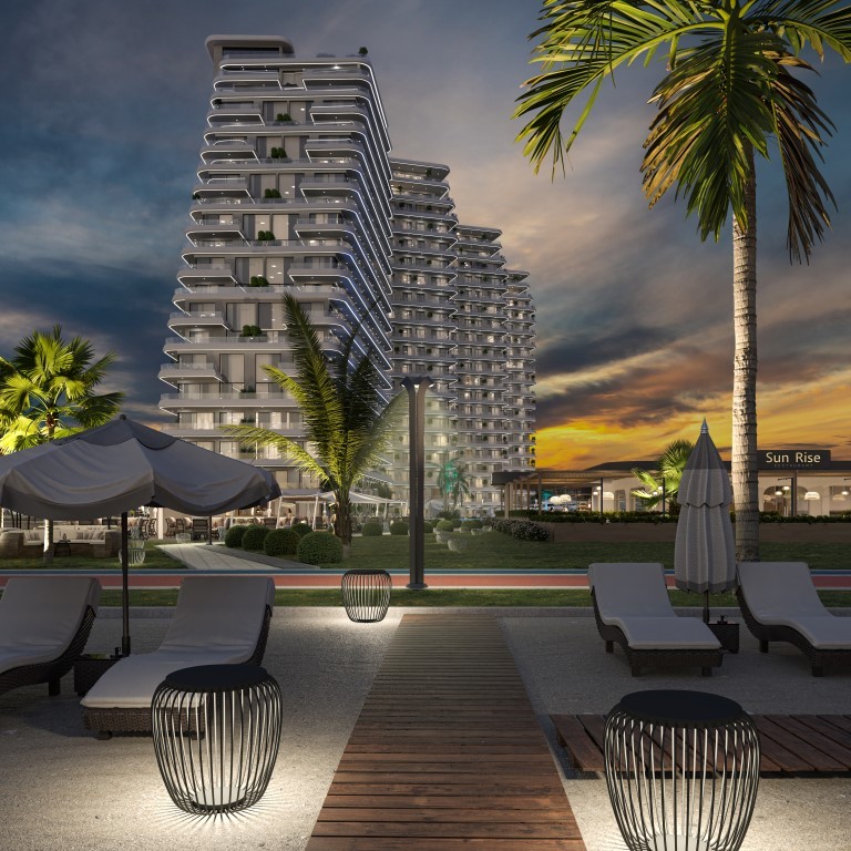 Квартира в строящемся комплексе в 20 метрах от моря на Северном Кипре.  - Фото 17