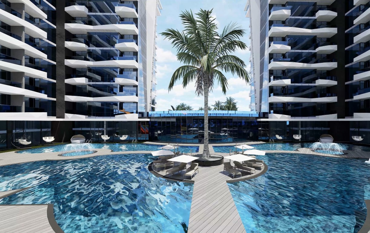 Квартира 53м  в новом современном комплексе с инфраструктурой 5★ район Авсаллар Аланья.  - Фото 9