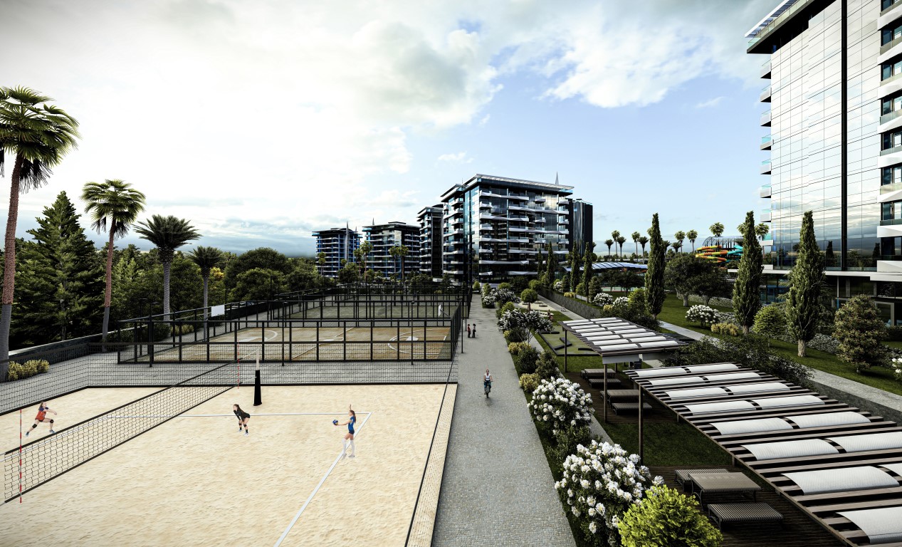 Квартира 53м  в новом современном комплексе с инфраструктурой 5★ район Авсаллар Аланья.  - Фото 17