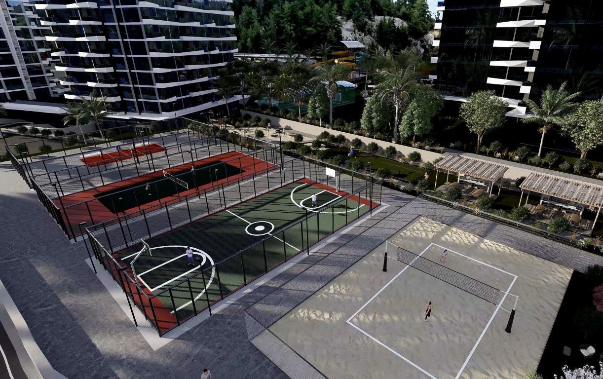 Квартира 53м  в новом современном комплексе с инфраструктурой 5★ район Авсаллар Аланья.  - Фото 18