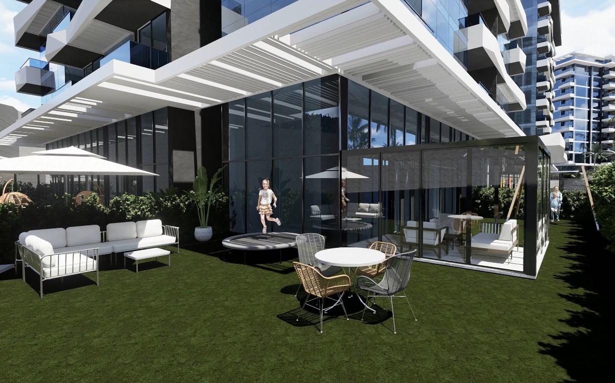 Квартира 53м  в новом современном комплексе с инфраструктурой 5★ район Авсаллар Аланья.  - Фото 19