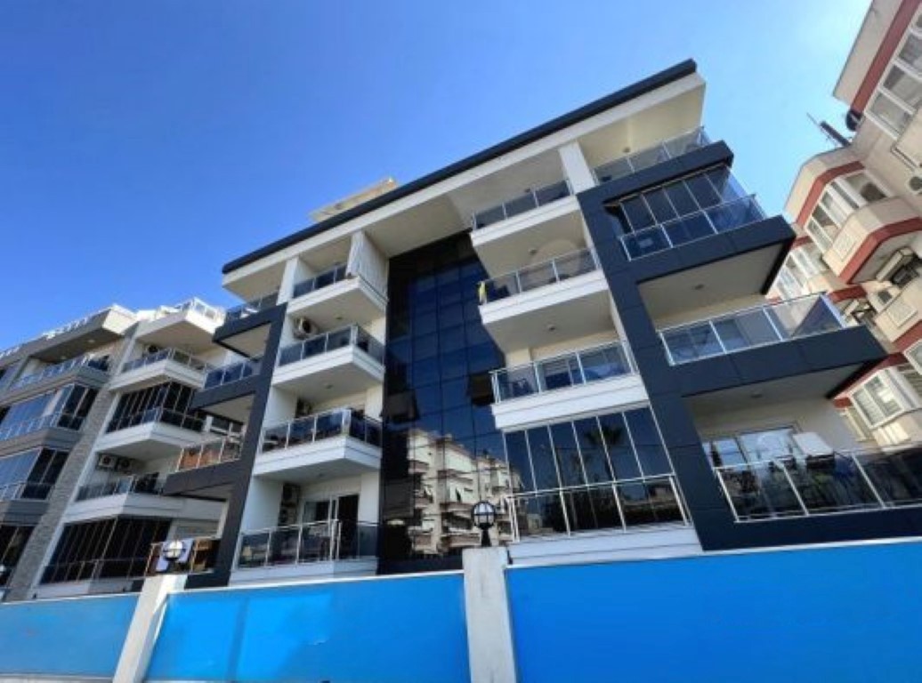 Двухкомнатная квартира площадью 55м в районе пляжа Клеопатра Аланья. 