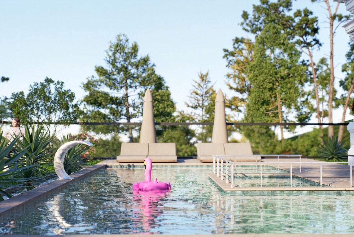 Проект эксклюзивных вилл с видом на море и крепость район Тепе Аланья.  - Фото 11