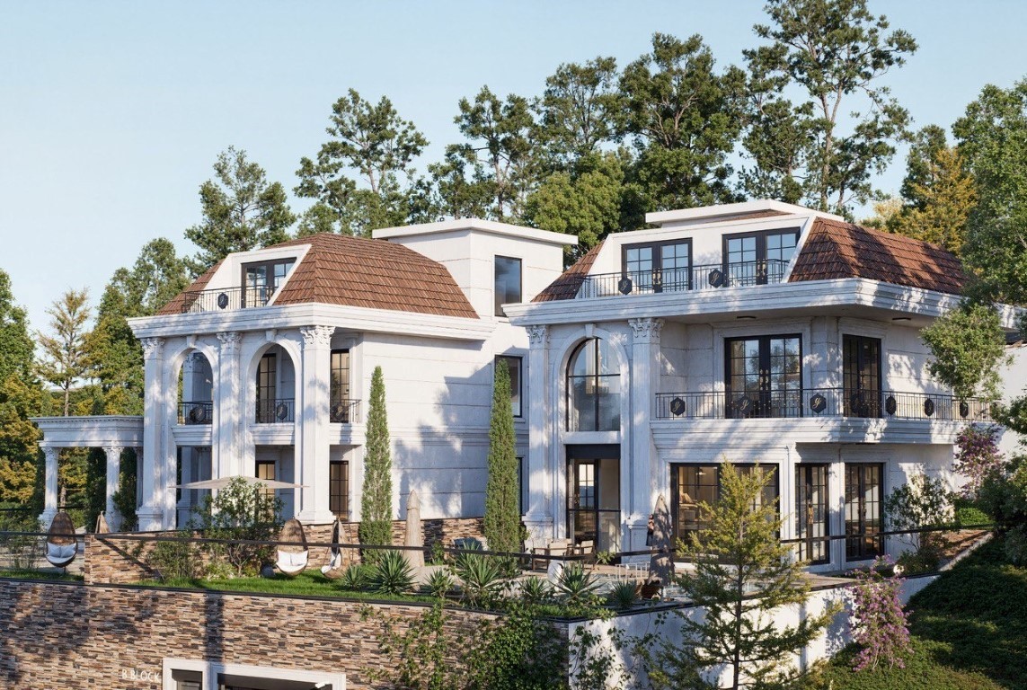 Проект эксклюзивных вилл с видом на море и крепость район Тепе Аланья.  - Фото 5