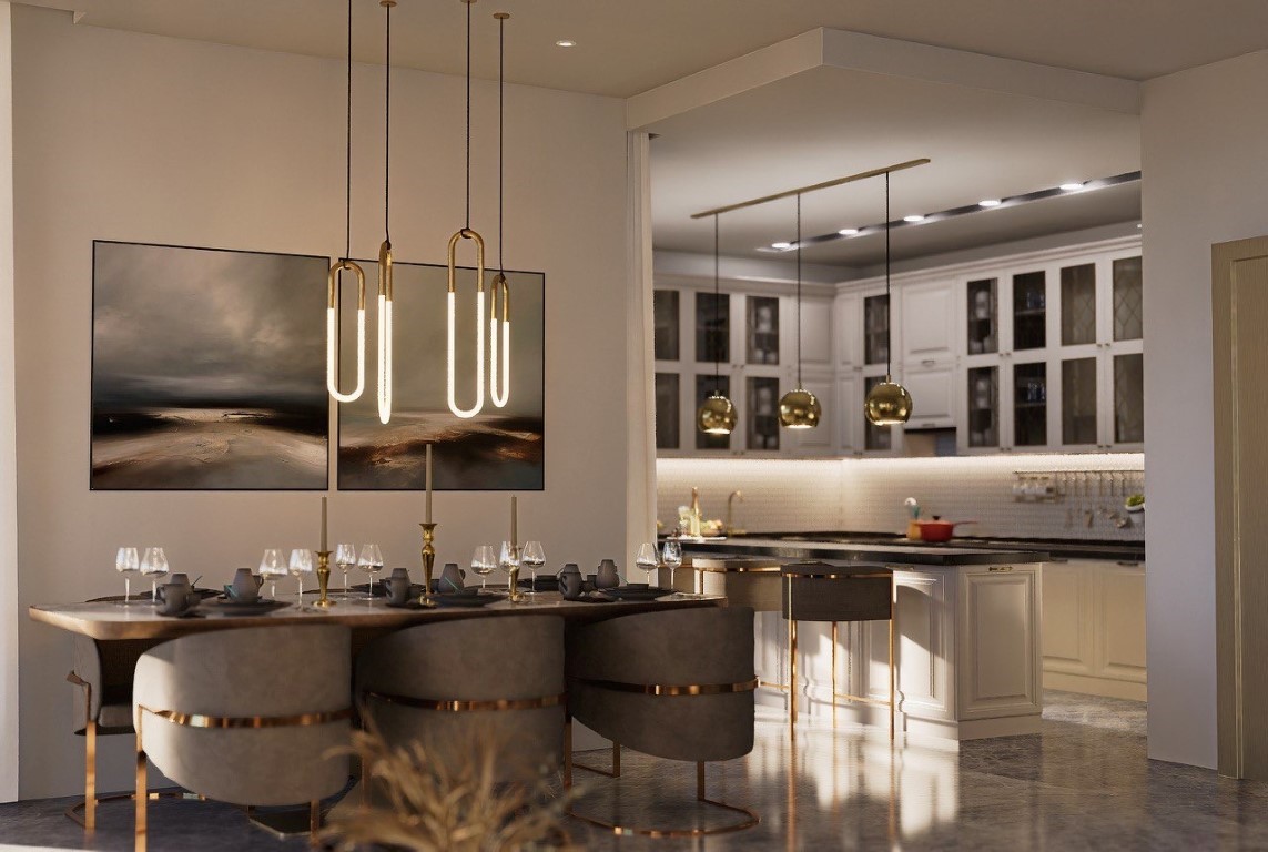 Проект эксклюзивных вилл с видом на море и крепость район Тепе Аланья.  - Фото 21