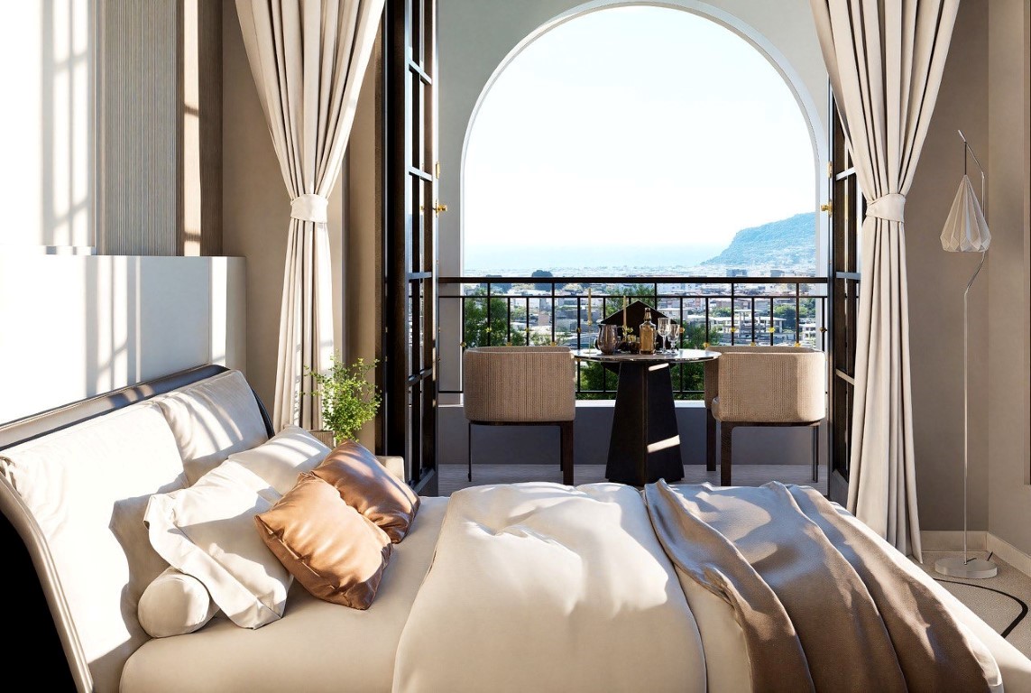 Проект эксклюзивных вилл с видом на море и крепость район Тепе Аланья.  - Фото 30