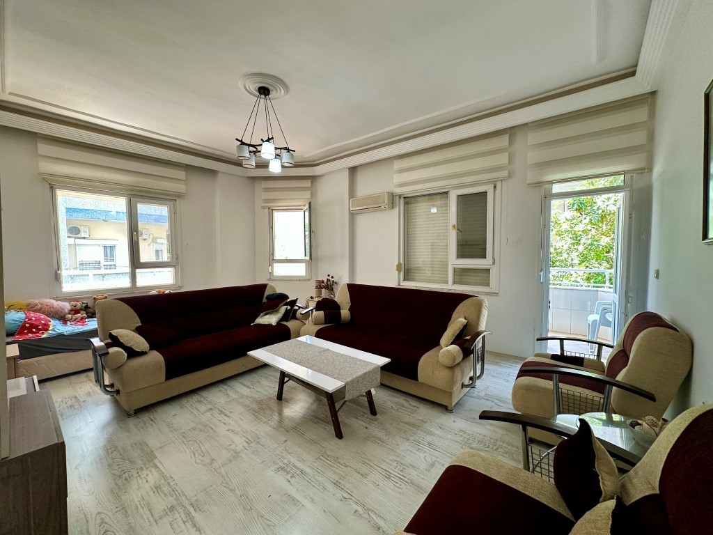 Просторная квартира в 400 метрах от пляжа район Оба Аланья.  - Фото 13