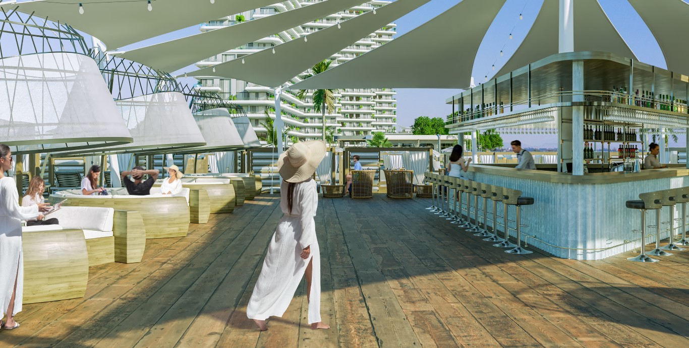 Квартира в строящемся комплексе в 20 метрах от моря на Северном Кипре.  - Фото 12