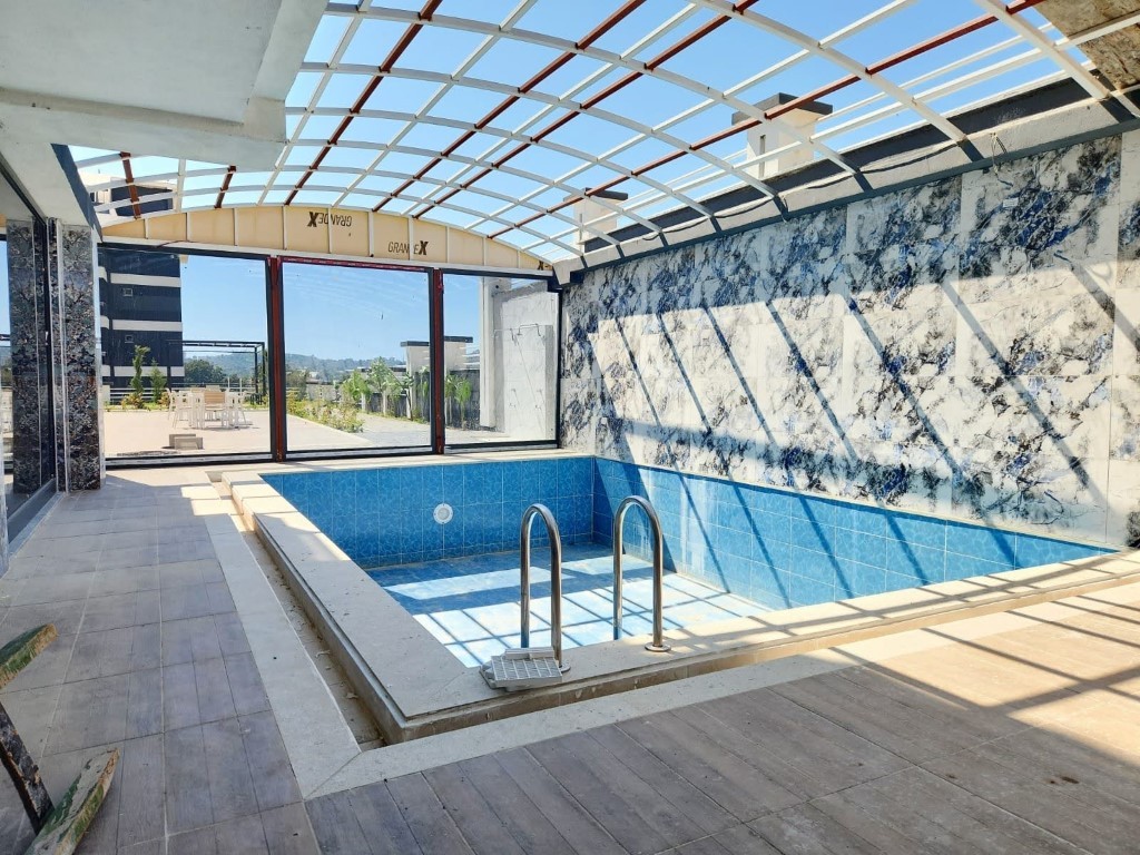  Квартиры в новом современном жилом комплексе с беспроцентной рассрочкой район Демирташ Аланья.  - Фото 13