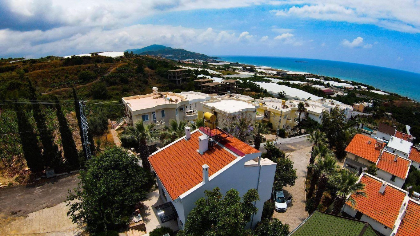 Вилла с видом на море район Демирташ Аланья.  - Фото 5