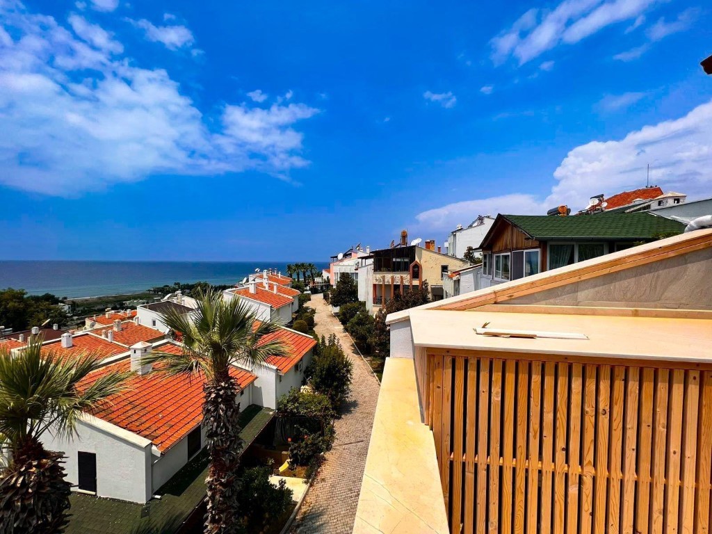 Вилла с видом на море район Демирташ Аланья.  - Фото 33