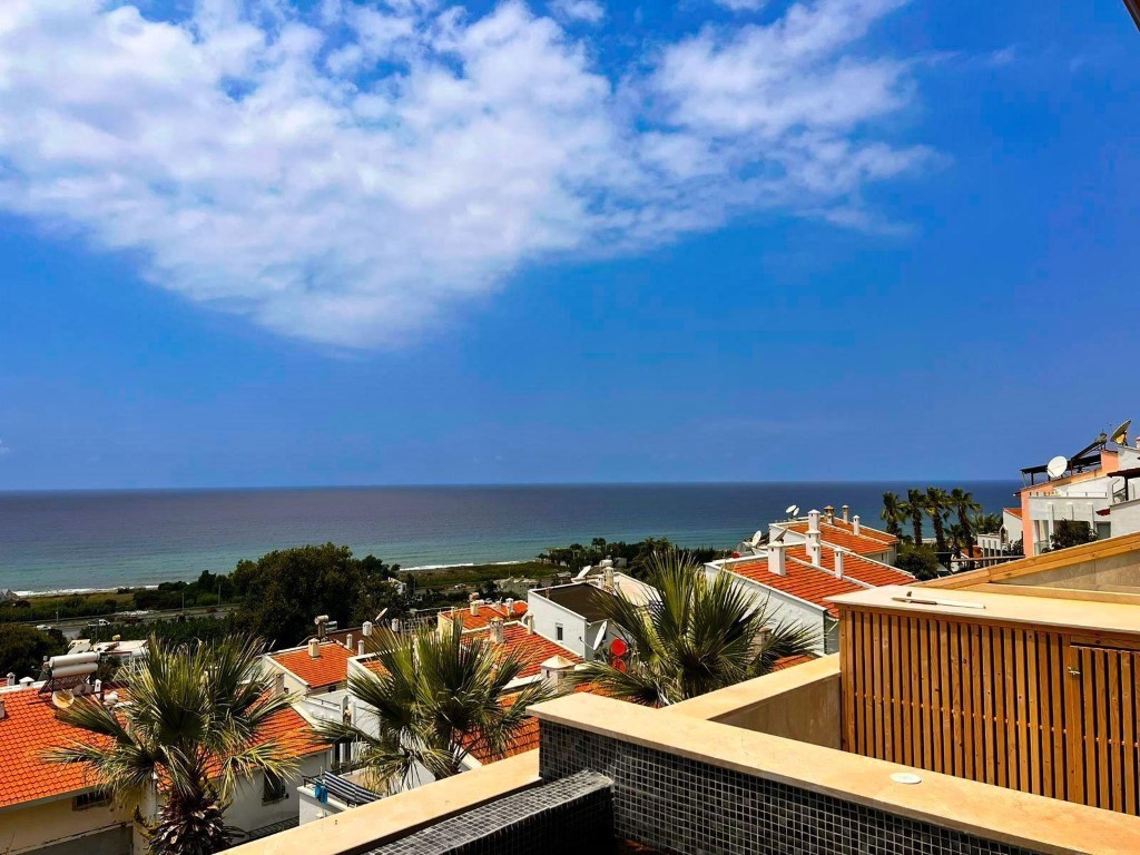 Вилла с видом на море район Демирташ Аланья.  - Фото 34