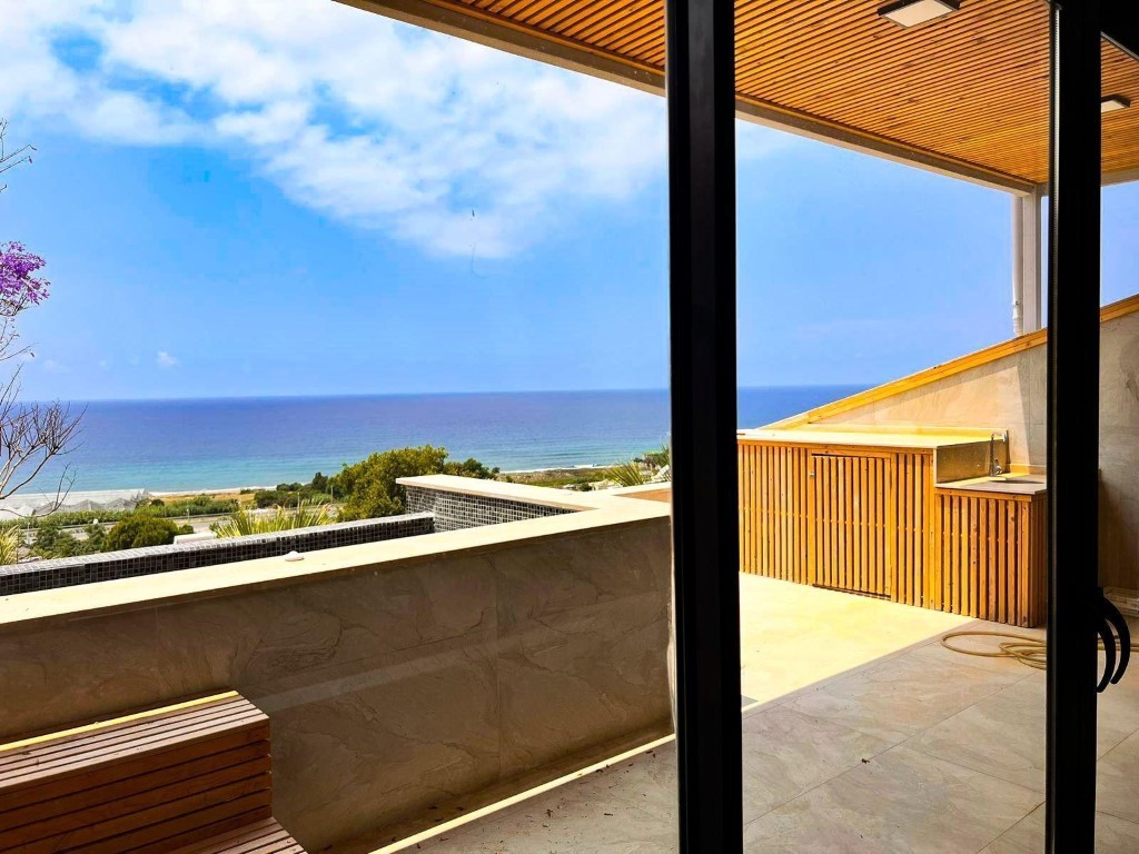 Вилла с видом на море район Демирташ Аланья.  - Фото 29