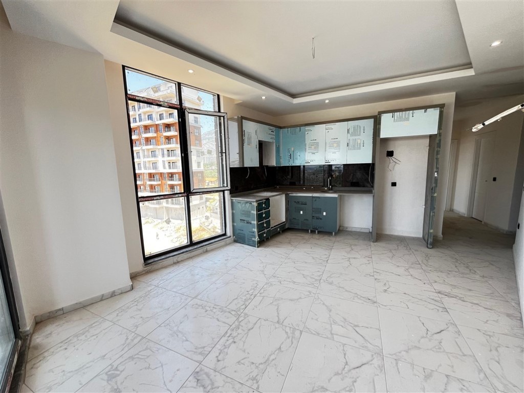 Квартира планировкой 2+1 с видом на море и город в районе Махмутлар Аланья.  - Фото 8