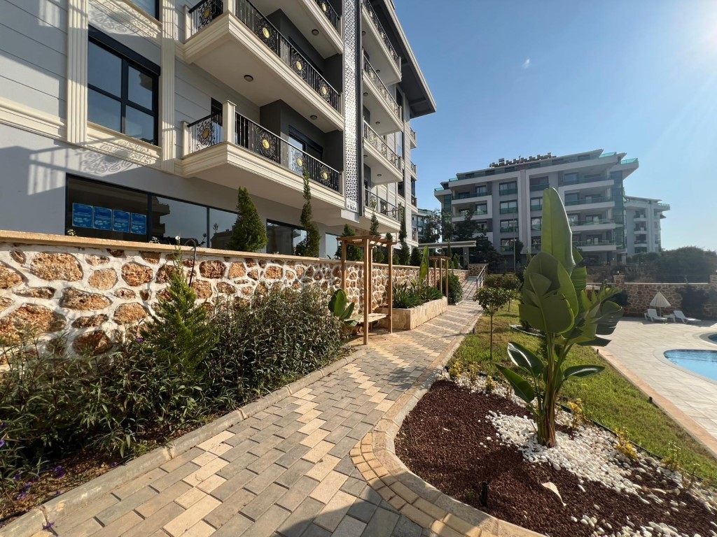 Просторный дуплекс 110м планировкой 2+1 район Оба Аланья.  - Фото 37