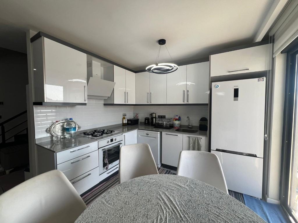 Просторный дуплекс 110м планировкой 2+1 район Оба Аланья.  - Фото 4