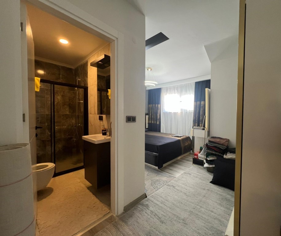 Просторный дуплекс 110м планировкой 2+1 район Оба Аланья.  - Фото 17