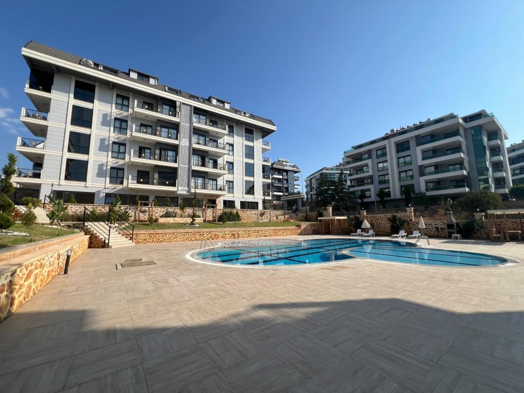 Просторный дуплекс 110м планировкой 2+1 район Оба Аланья.  - Фото 32