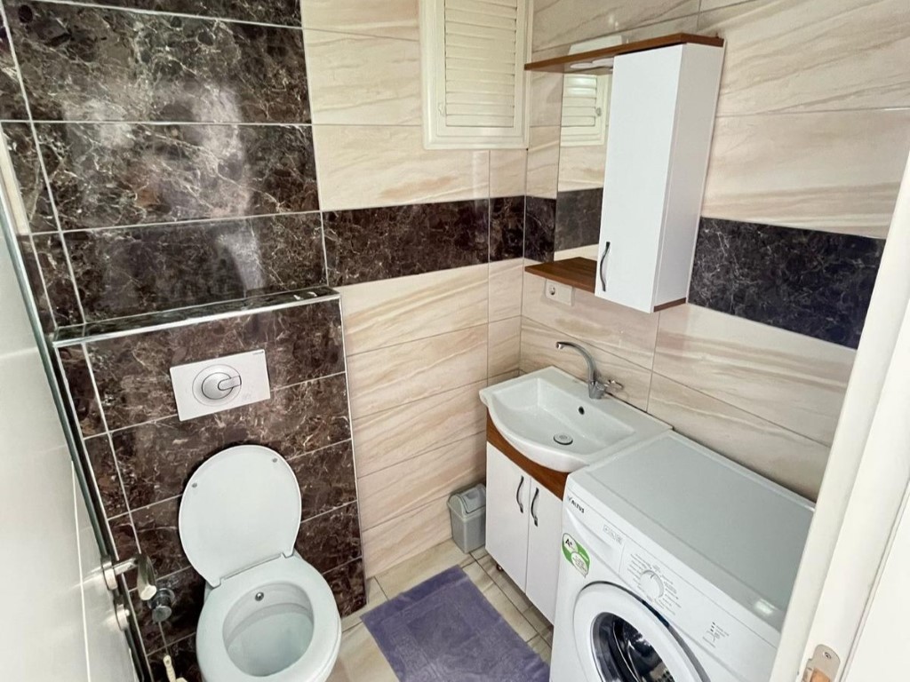 Двухкомнатная квартира площадью 55м в районе пляжа Клеопатра Аланья.  - Фото 16