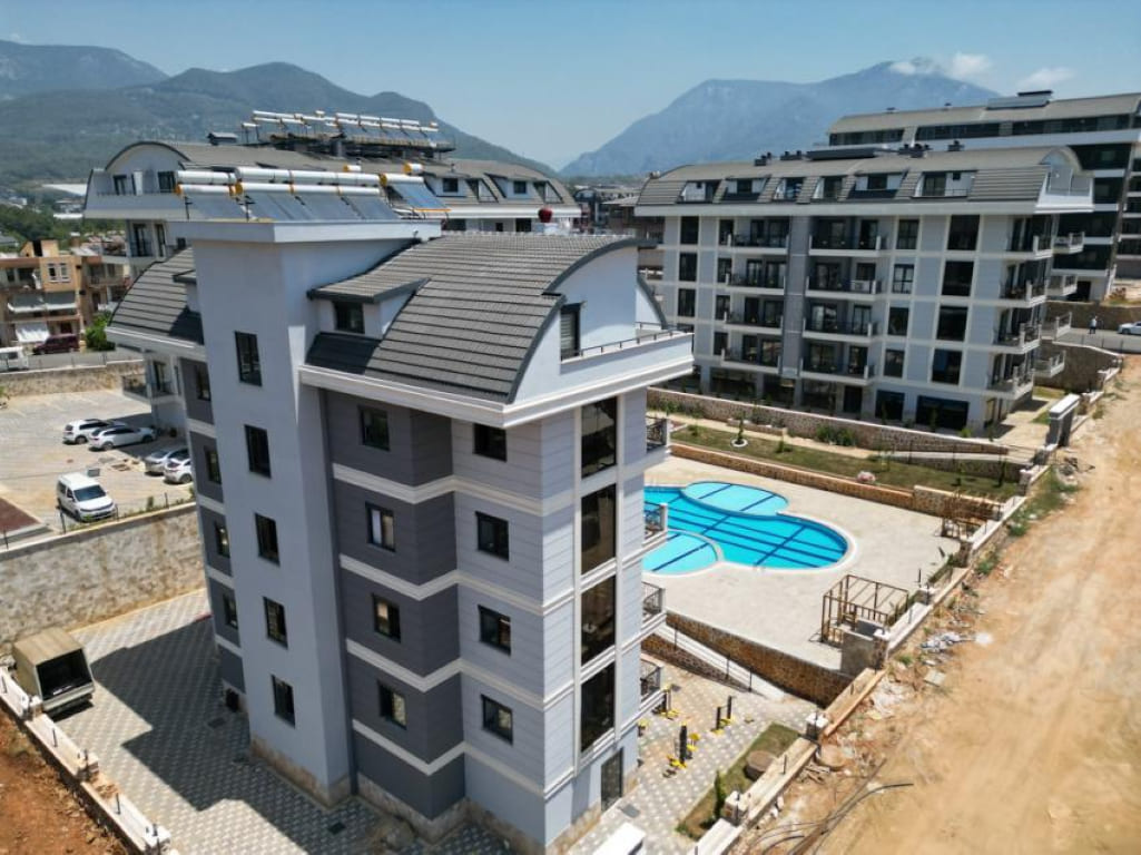 Просторный дуплекс 110м планировкой 2+1 район Оба Аланья.  - Фото 27