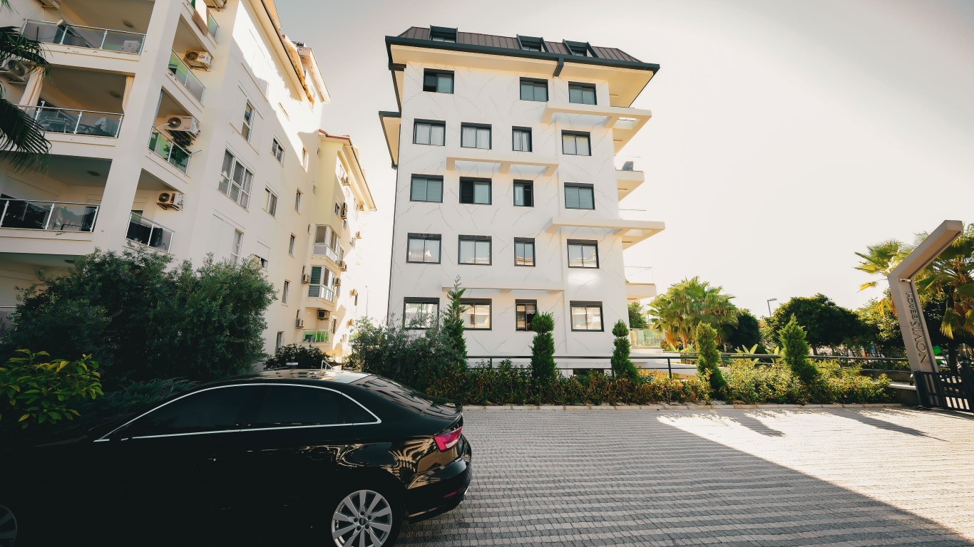 Мебелированная квартира планировкой 1+1 на первой береговой линии район Кестель Аланья.  - Фото 20