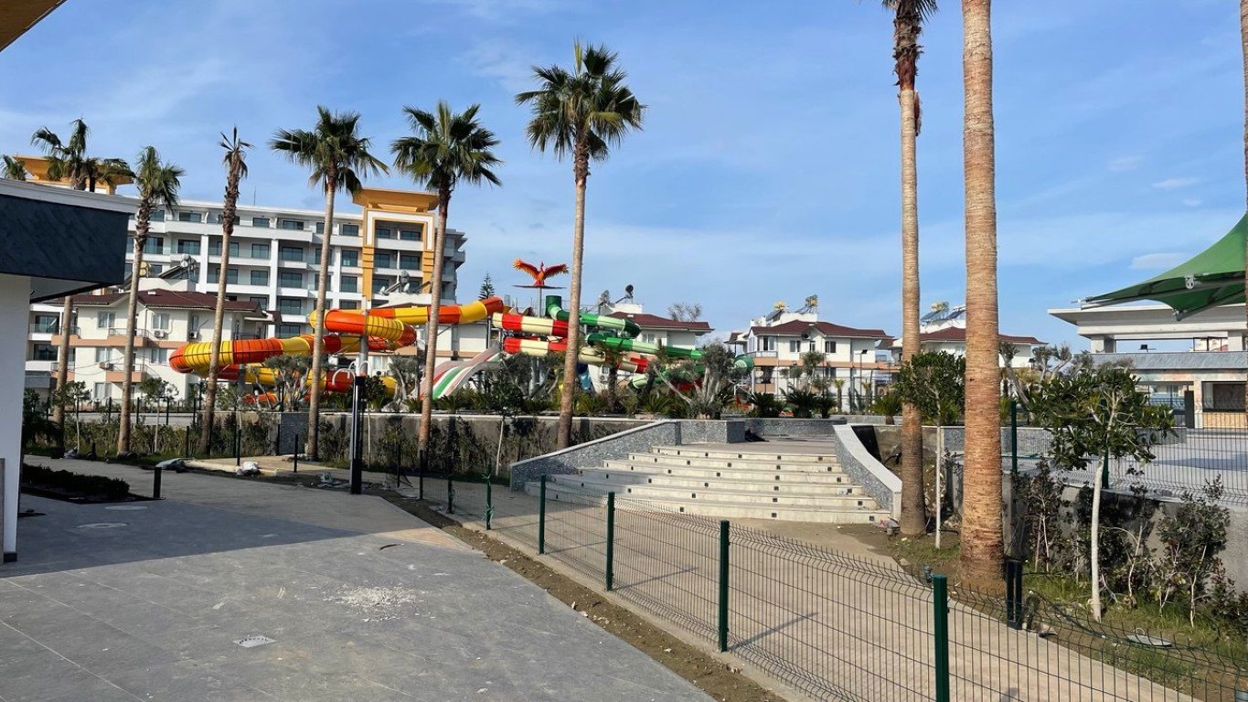 Двухкомнатная квартира в комплексе с инфраструктурой 5★ район Тюрклер Аланья.  - Фото 11