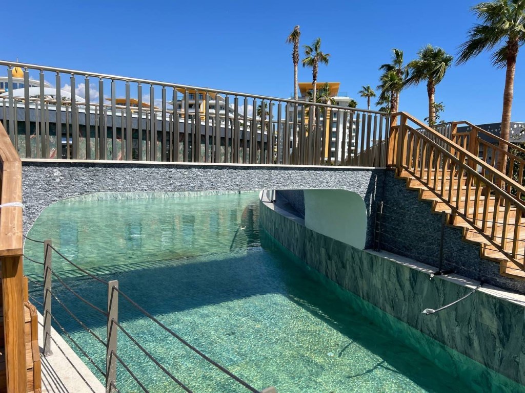 Двухкомнатная квартира в комплексе с инфраструктурой 5★ район Тюрклер Аланья.  - Фото 10