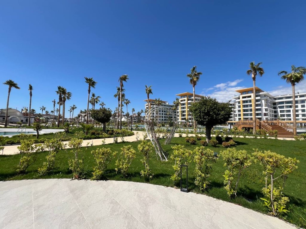 Двухкомнатная квартира в комплексе с инфраструктурой 5★ район Тюрклер Аланья.  - Фото 12