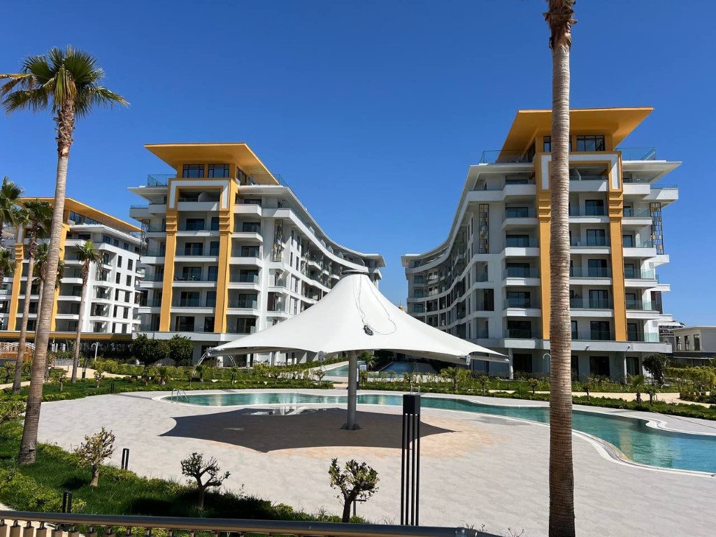 Двухкомнатная квартира в комплексе с инфраструктурой 5★ район Тюрклер Аланья.  - Фото 7