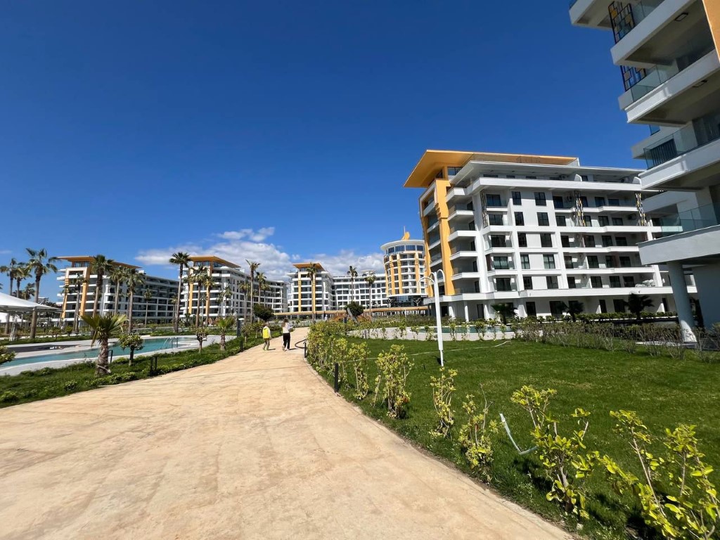 Двухкомнатная квартира в комплексе с инфраструктурой 5★ район Тюрклер Аланья.  - Фото 6