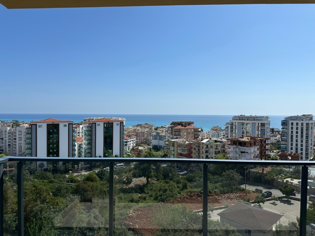 Двухкомнатная квартира 60м с видом на море район Тосмур Аланья. - Фото 11