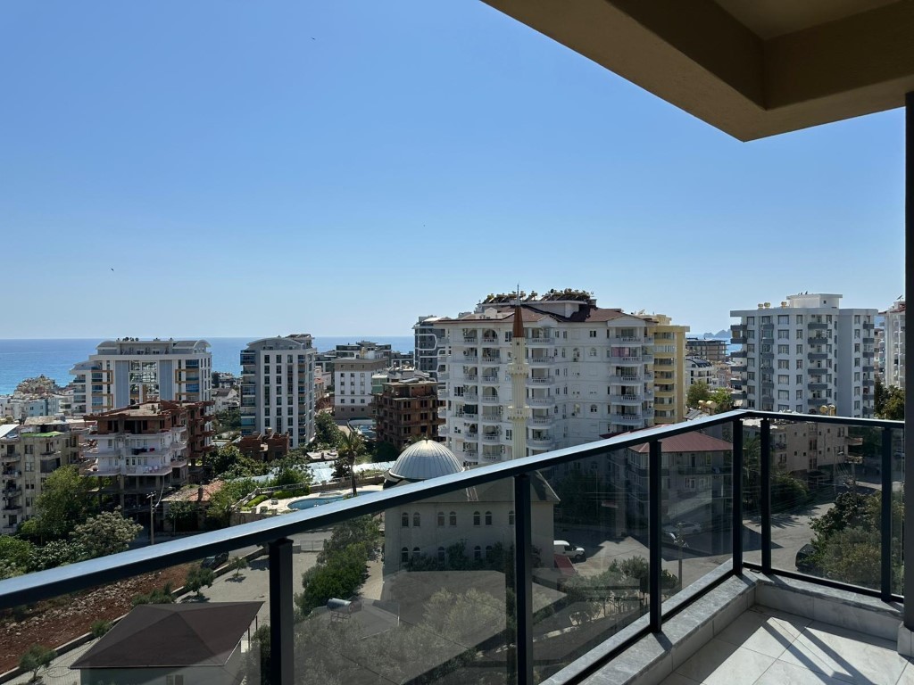 Двухкомнатная квартира 60м с видом на море район Тосмур Аланья. - Фото 13