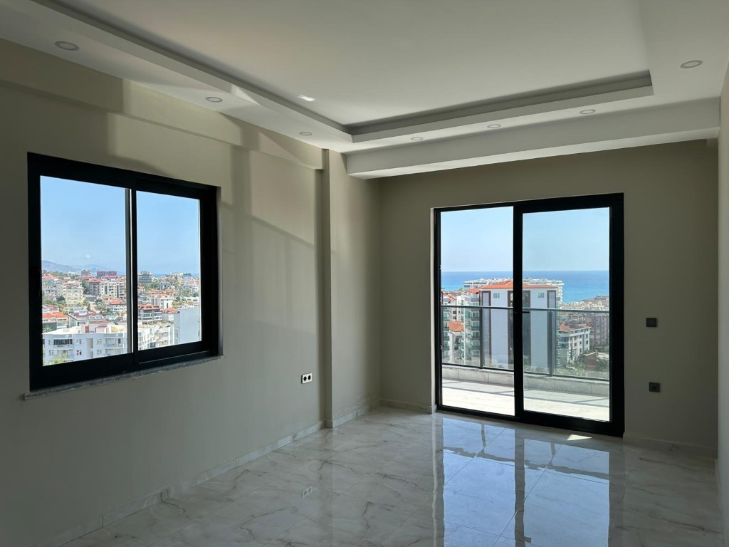 Двухкомнатная квартира 60м с видом на море район Тосмур Аланья. - Фото 10