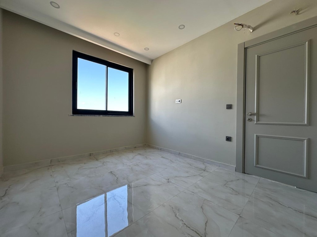 Двухкомнатная квартира 60м с видом на море район Тосмур Аланья. - Фото 16