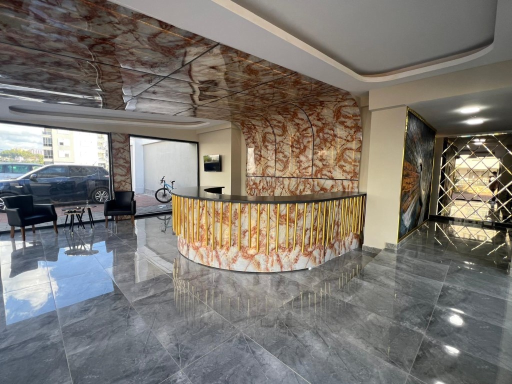 Двухкомнатная квартира 60м с видом на море район Тосмур Аланья. - Фото 3