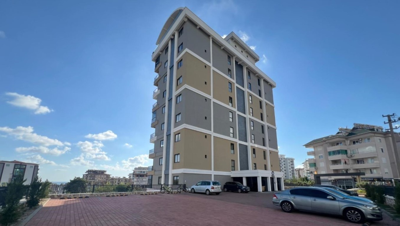 Двухкомнатная квартира 60м с видом на море район Тосмур Аланья.