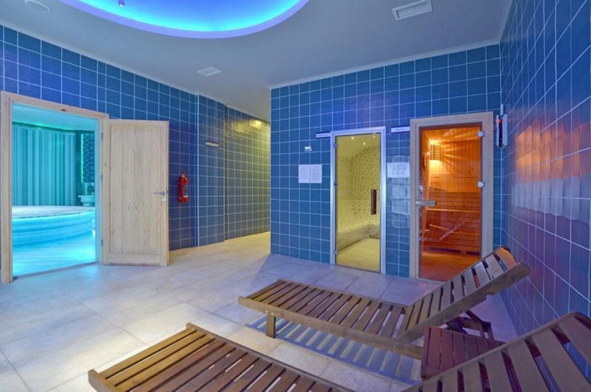 Шикарный мебилированный садовый дуплекс район Каргыджак Аланья.  - Фото 35