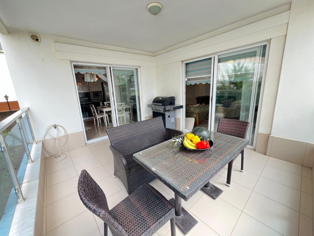 Шикарный мебилированный садовый дуплекс район Каргыджак Аланья.  - Фото 10