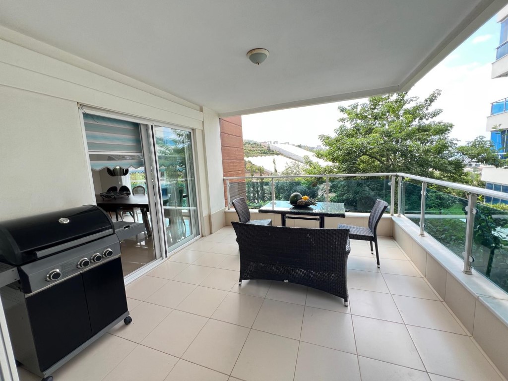 Шикарный мебилированный садовый дуплекс район Каргыджак Аланья.  - Фото 8