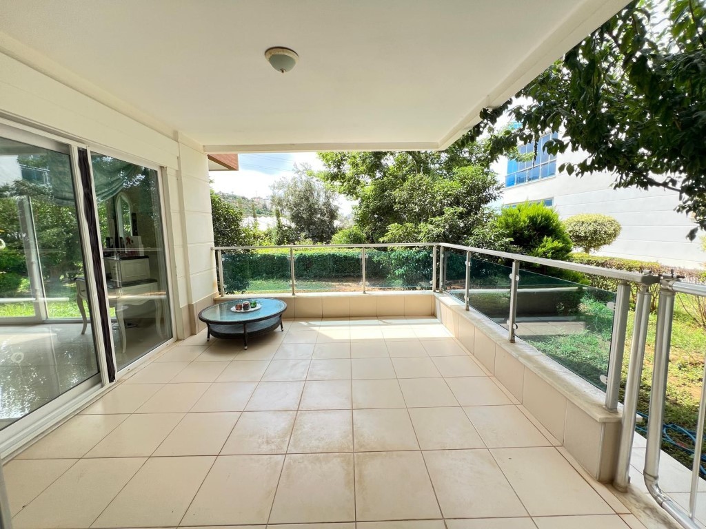 Шикарный мебилированный садовый дуплекс район Каргыджак Аланья.  - Фото 16