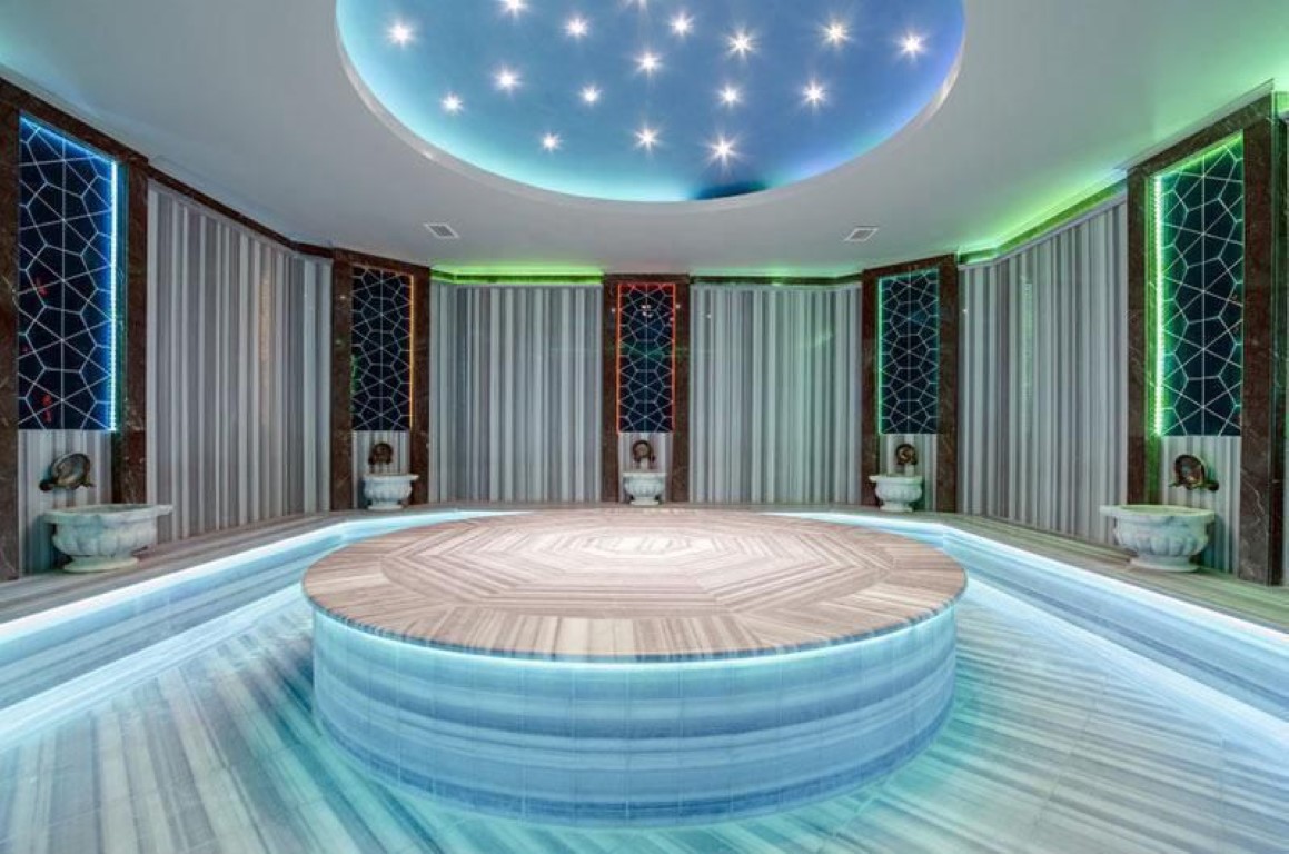 Шикарный мебилированный садовый дуплекс район Каргыджак Аланья.  - Фото 38